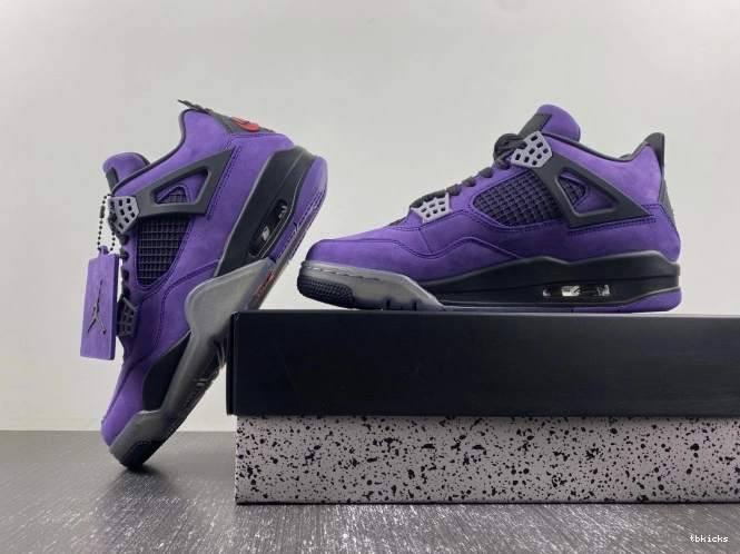 Reps TBK Suede Travis Scott 4 Jordan x Purple Air 0804